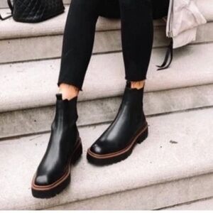 Sam Edelman Laguna Black Leather Boots, 8